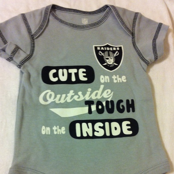 ***SOLD***2 Raiders baby onesie 0-3 months