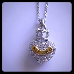 Juicy Couture heart pendant necklace