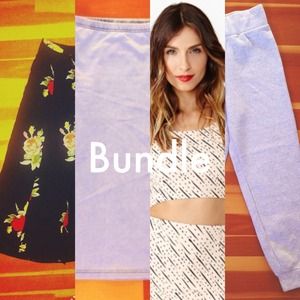 SKIRT/TOPSHOP SKIRT/NG TOP/AA HW SWEATS