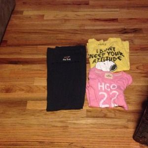 Yoga pants and 2shirts bundle