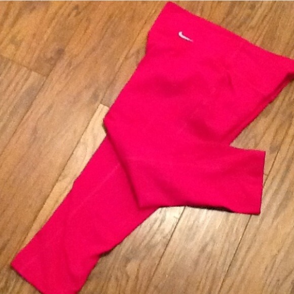 Nike dri fit hot pink pants