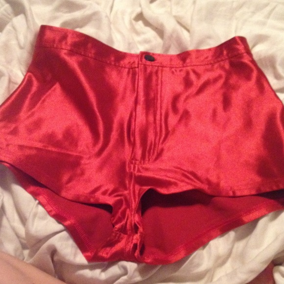 American apparel high waisted shorts