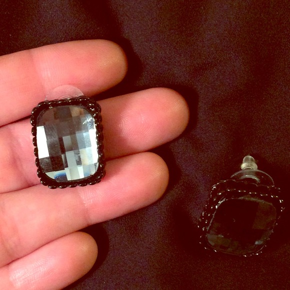 Aldo crystal post earrings
