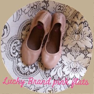***SOLD***Lucky brand pink flats