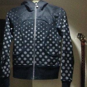 Lululemon Black Polka Dot Jacket