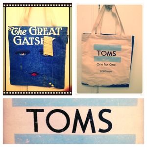 Brand new Toms tote bag.
