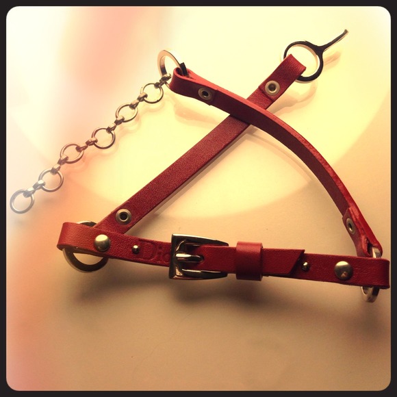 Red Dior Choker