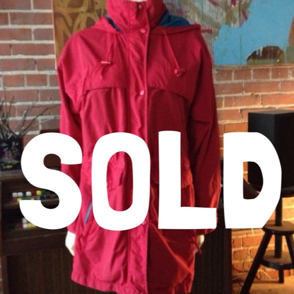 🚫SOLD🚫 Vintage red & turquoise jacket