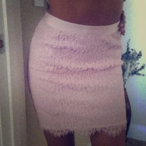 🚫SOLD🚫NEW Beautiful high waisted light pink lace