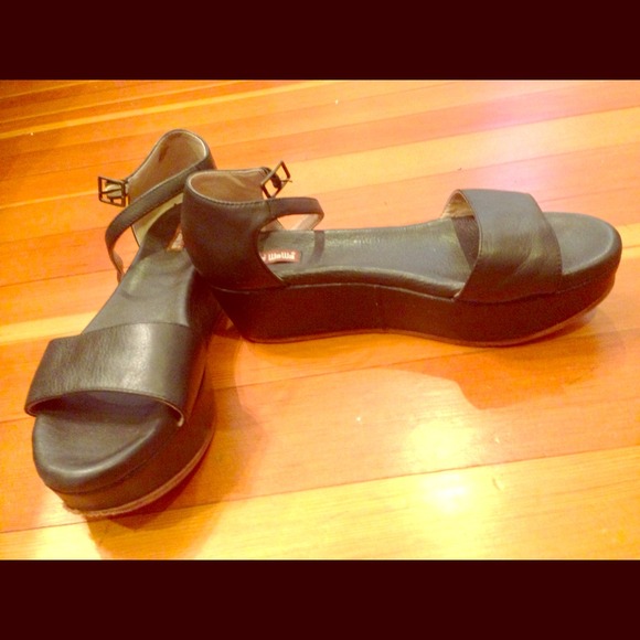 Anthropologie Platform Sandals