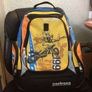 199 Travis Pastrana motocross backpack.