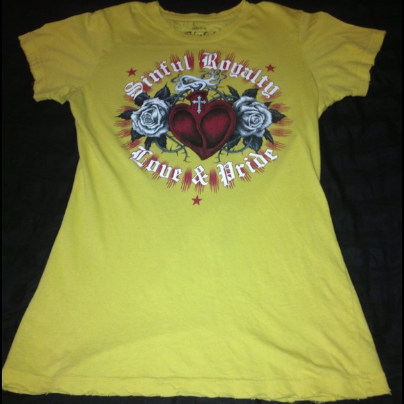 Price Reduced!! - Yellow Sinful Top