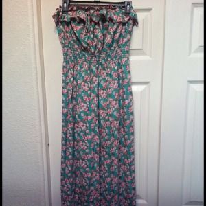 Strapless Maxi Dress