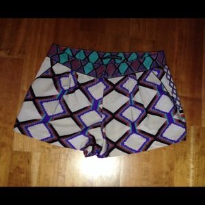 Geo Print Shorts