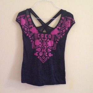 Tribal shirt; **WORN ONCE**PERFECT CONDITION**