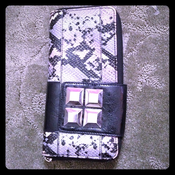 😎reduced! Snake Print Wallet