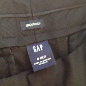 Gap black slacks, size 8 , wide leg with cuff