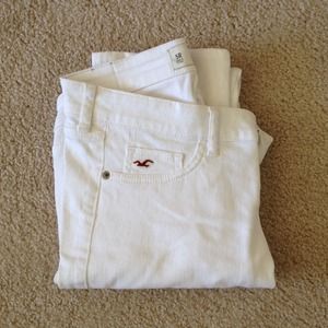 Hollister White Jeans