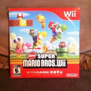 Wii super Mario bros 2 disks