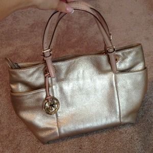 Gold Michael Kors Tote 🌟100% Authentic🌟