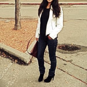 Posh Find Sisley Leather Jacket Posh Find Sisley Leather Jacket