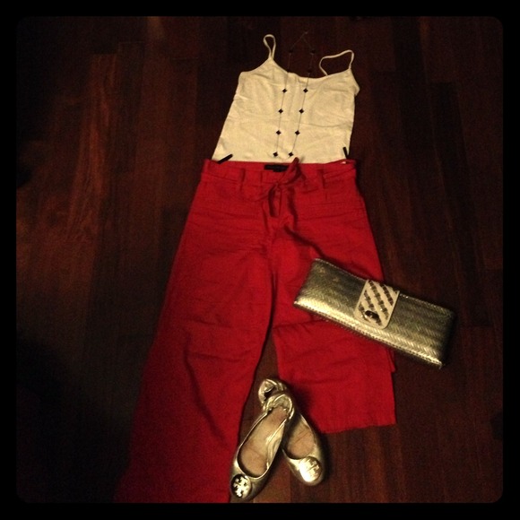 **SOLD** French Connection drawstring pants.