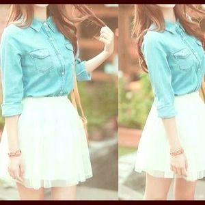 Shirt nd skirt