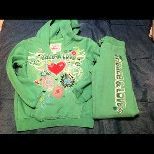Green Graphic Hoodie