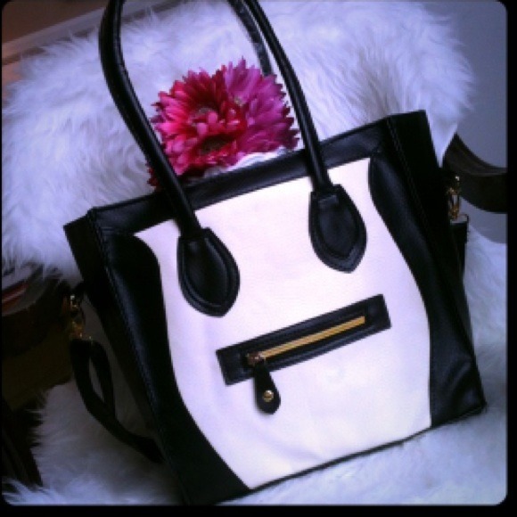 NEW Handbags - $45 TODAY: NEW Celine Inspired Black & White Bag