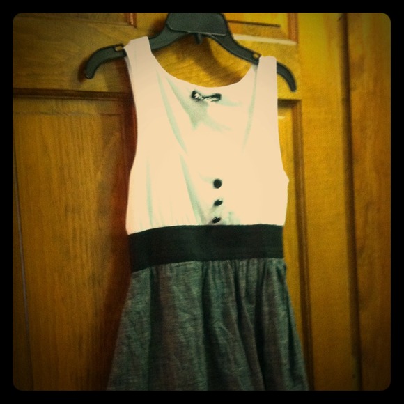 Black and white dress