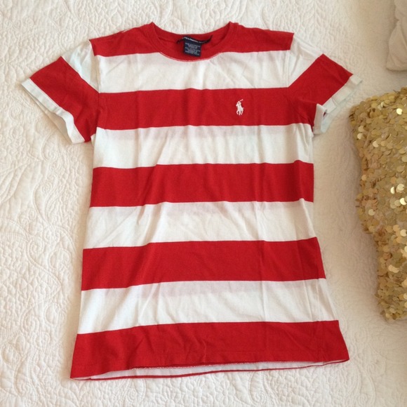 Ralph Lauren Tops - Ralph Lauren stripped tee