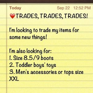 Trades!