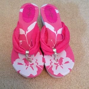 New Jessica Simpson pink/wedges 8