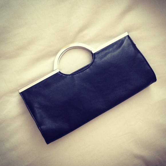 Candies Black Clutch