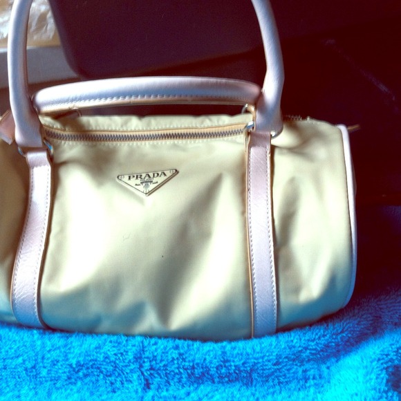 Prada cream purse