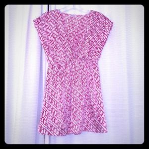 Sexy low plunge v neck tunic