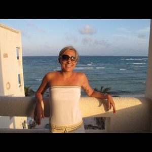 White Armani Exchange romper