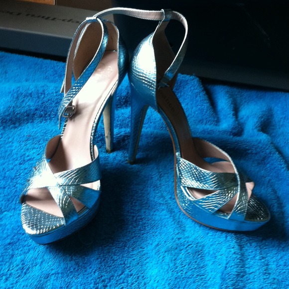 Light blue heels