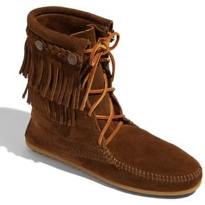 Minnetonka Double Fringe Tramper Boot