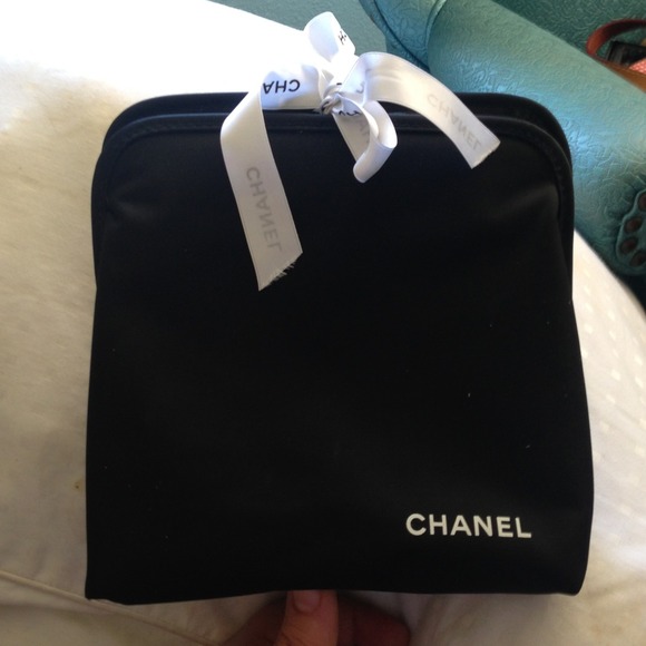 authentic Chanel makeup carrying case never used