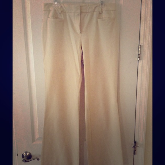 Cream colored slacks - I N C - Picture 1 of 2