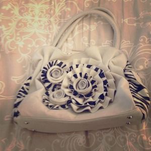 Cream Zebra handbag