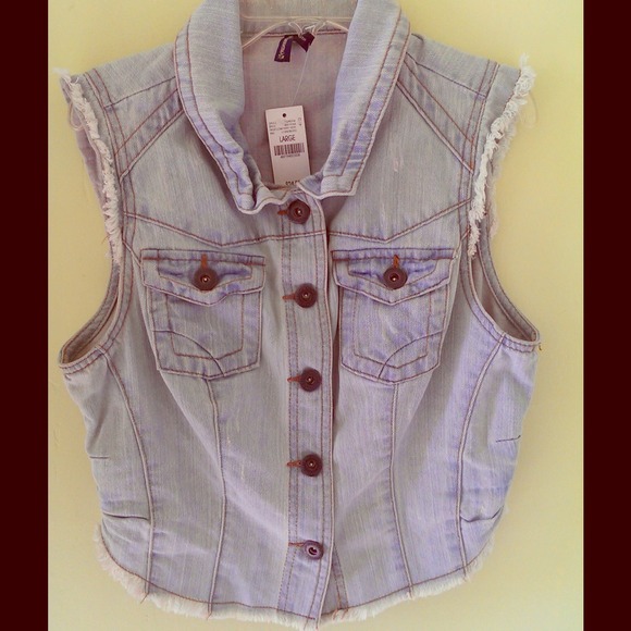 Light denim vest