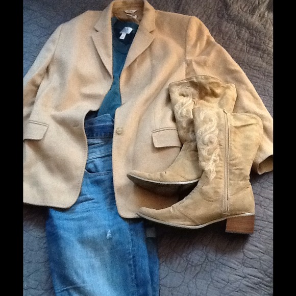 Talbots Jackets & Blazers - Talbots Pure Camel Hair Blazer