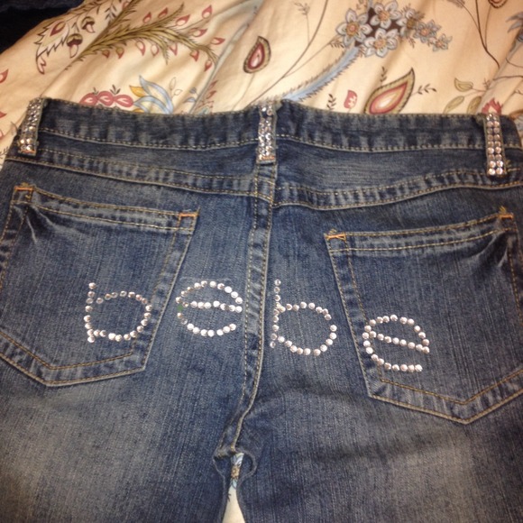 Bebe rhinestone jeans - Picture 2 of 3