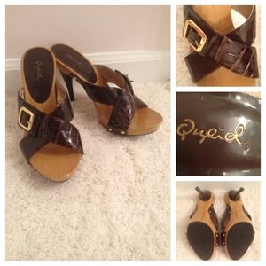 REDUCED! Qufid Wooden Mules