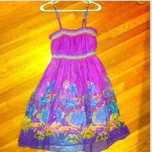 Beautiful Colorful Floral Summer Dress
