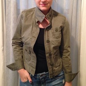 Gap Green Military Jacket