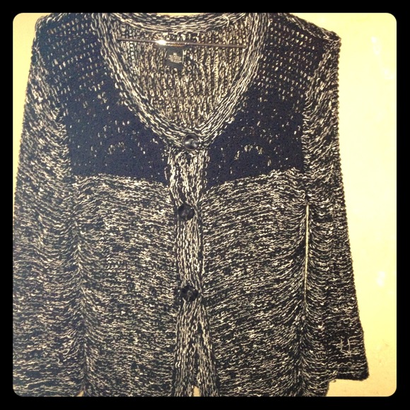 BCBG Max Azria Crochet/Knit Sweater