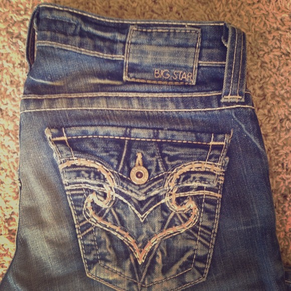 Big star long flare jeans